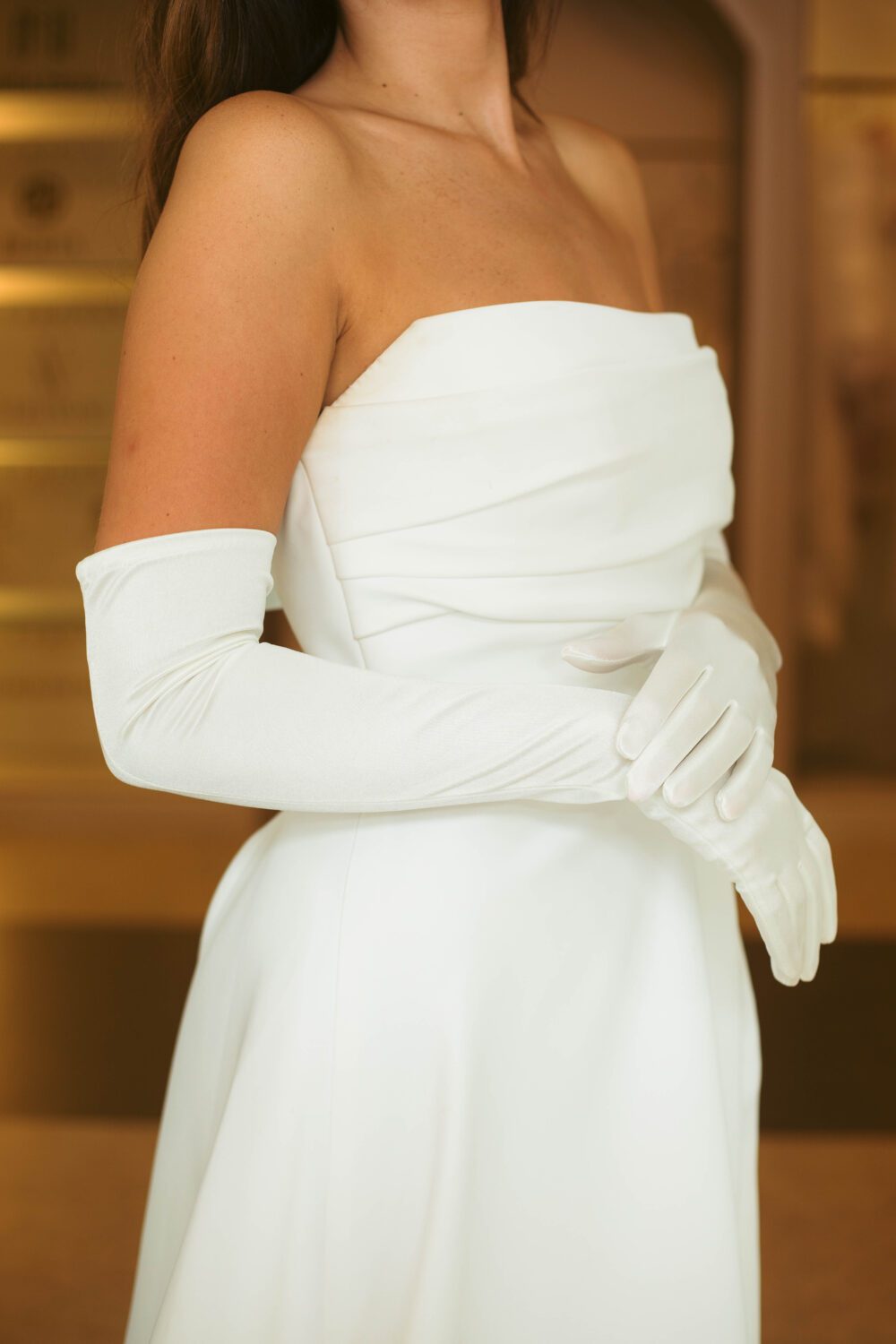 Satin Gloves
