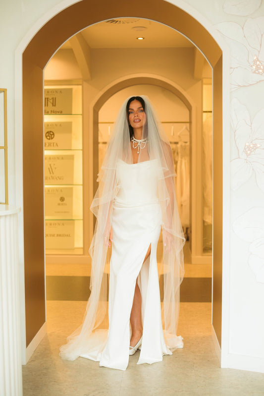 Plain Tulle Veil